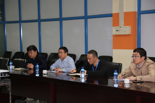 万名干手下下层烟台市国企一队到必赢亚洲软件公司调研座谈